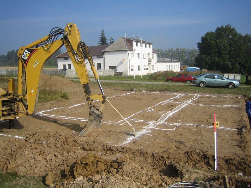 Stavba naeho instantnho domu. Leden 2006