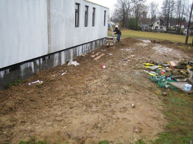 Stavba naeho instantnho domu. Leden 2006