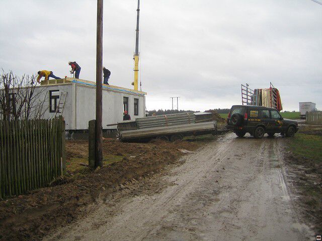 Stavba naeho instantnho domu. Leden 2006