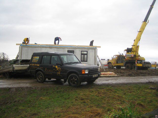 Stavba naeho instantnho domu. Leden 2006