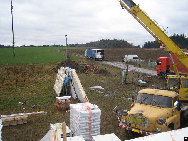 Stavba naeho instantnho domu. Leden 2006