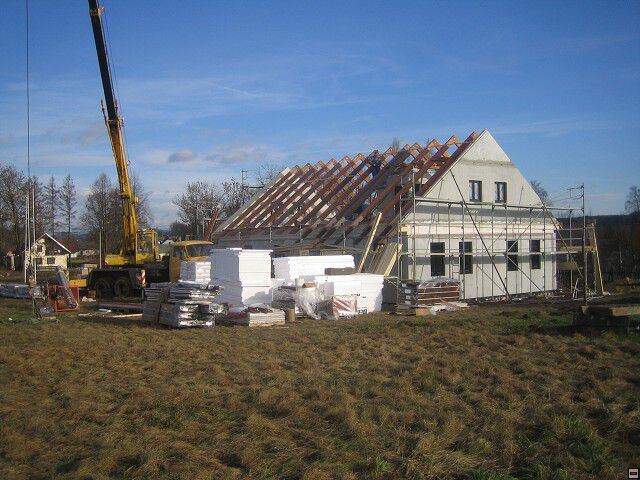 Stavba naeho instantnho domu. Leden 2006
