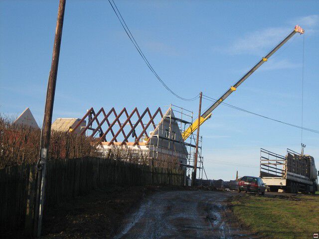 Stavba naeho instantnho domu. Leden 2006