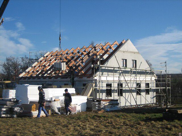 Stavba naeho instantnho domu. Leden 2006