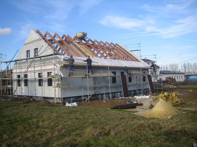 Stavba naeho instantnho domu. Leden 2006