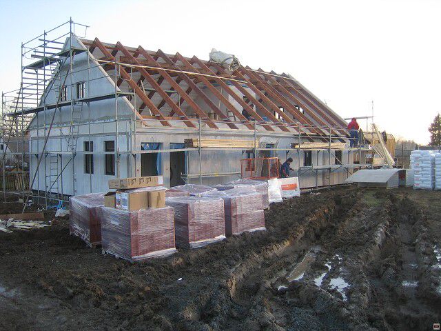 Stavba naeho instantnho domu. Leden 2006