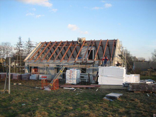 Stavba naeho instantnho domu. Leden 2006