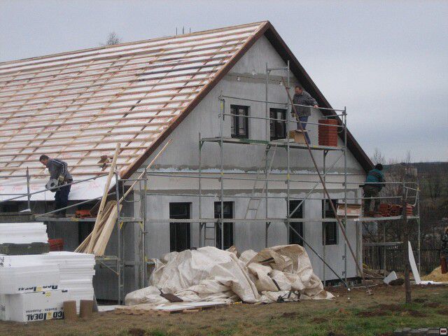 Stavba naeho instantnho domu. Leden 2006