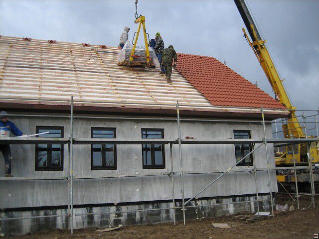 Stavba naeho instantnho domu. Leden 2006