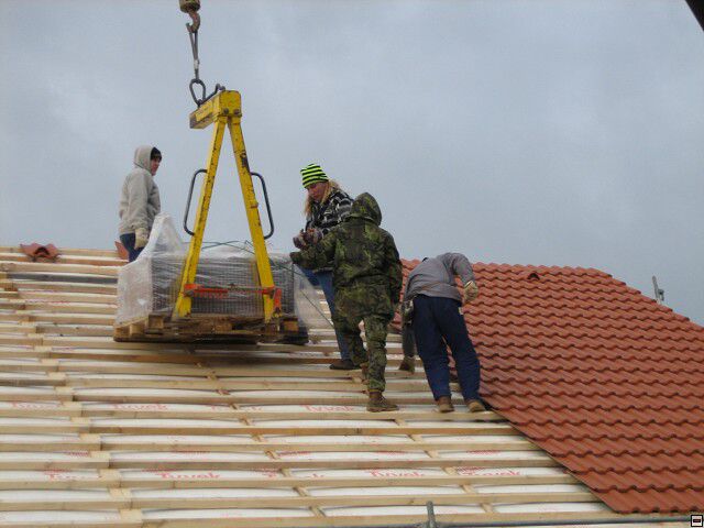 Stavba naeho instantnho domu. Leden 2006