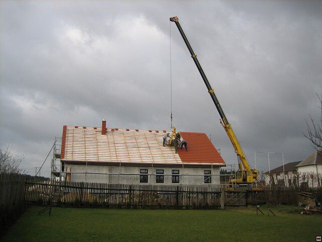 Stavba naeho instantnho domu. Leden 2006